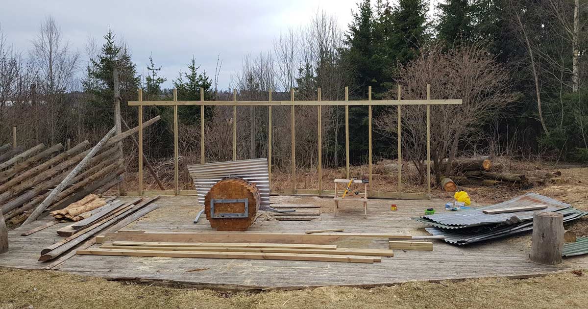 Saga Camp bygges opp trinn for trinn