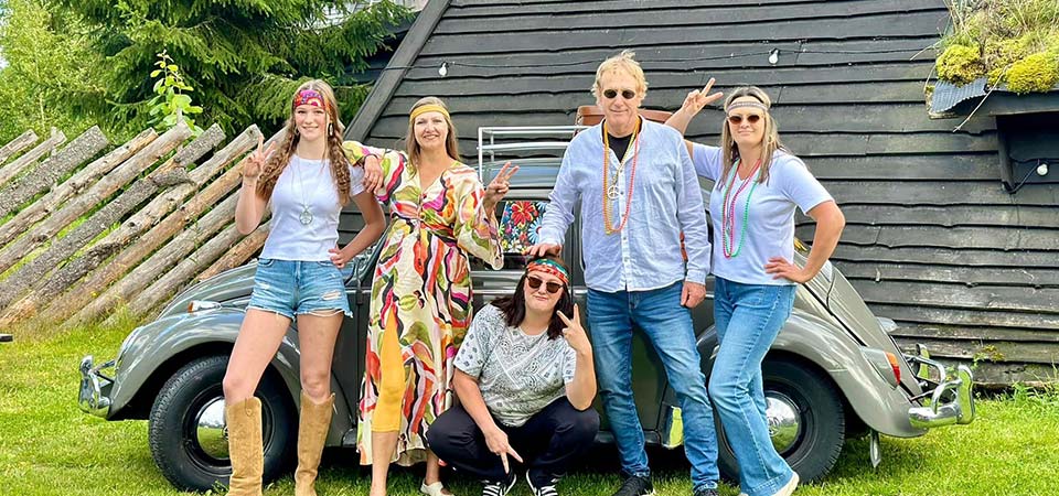 Hippi Party. 60 tallet er tilbake som aldri før
