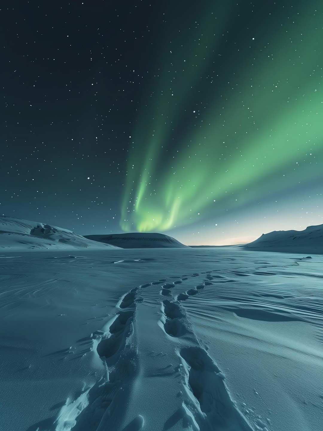 Nordlys på Svalbard